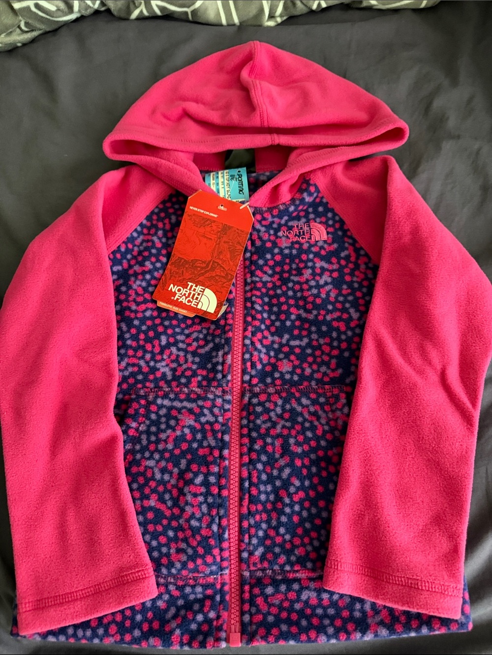 The North Face Full Zip Hoodie- 4T NEW WITH TAGS
